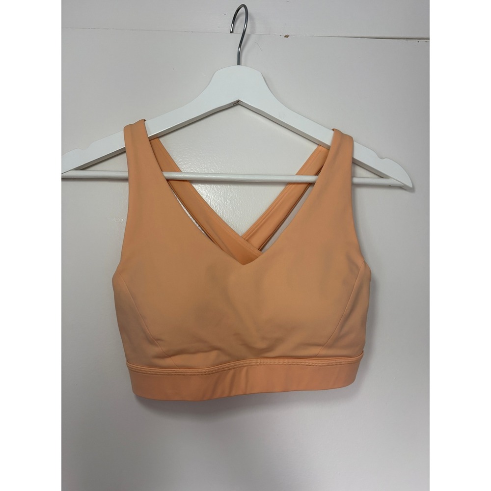 NEW Lululemon Envital Bra Medium Support B/C Cup Size 4 Criss Cross Back LW2DMOS - Picture 5 of 6